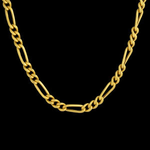 زنجیر طلا 18 عیار مردانه طلای مستجابی مدل گلستانه کد M60