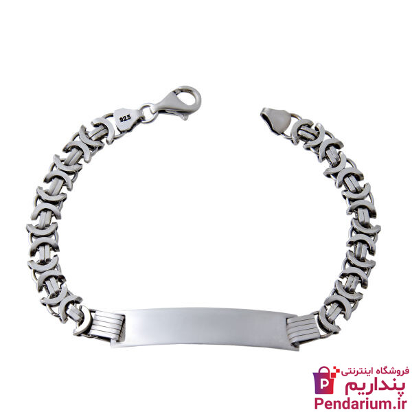 قیمت خرید انواع دستبند نقره مردانه