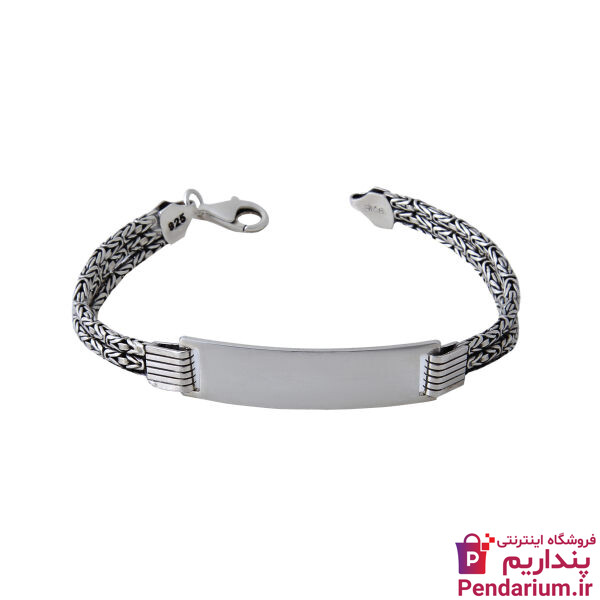 قیمت خرید انواع دستبند نقره مردانه