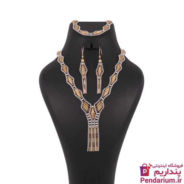 قیمت خرید 33 مدل نیم ست طلا – جدیدترین ست طلا