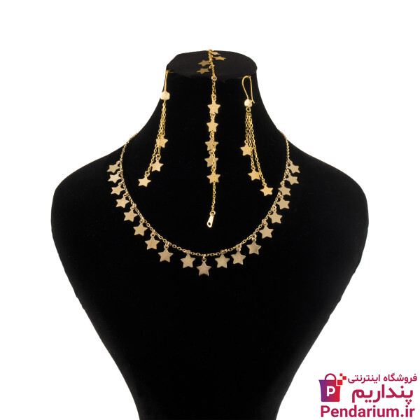 قیمت خرید 33 مدل نیم ست طلا – جدیدترین ست طلا