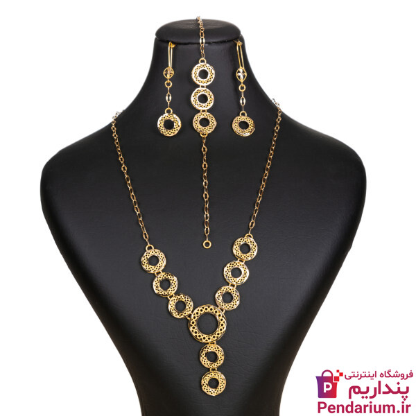 قیمت خرید 33 مدل نیم ست طلا – جدیدترین ست طلا