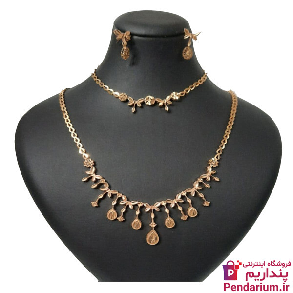 قیمت خرید 33 مدل نیم ست طلا – جدیدترین ست طلا