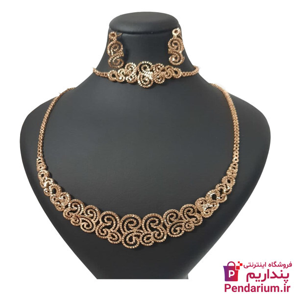قیمت خرید 33 مدل نیم ست طلا – جدیدترین ست طلا