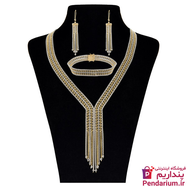 قیمت خرید 33 مدل نیم ست طلا – جدیدترین ست طلا