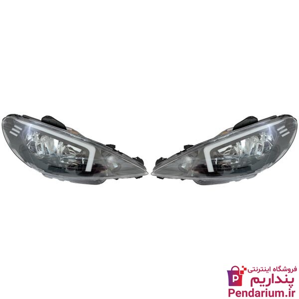 قیمت خرید بهترین چراغ جلو و عقب 206