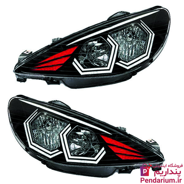 قیمت خرید بهترین چراغ جلو و عقب 206