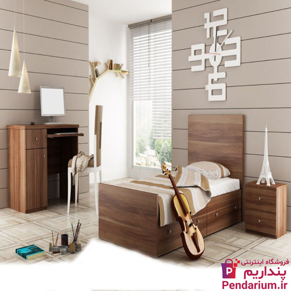 قیمت تخت خواب یک نفره کشو دار