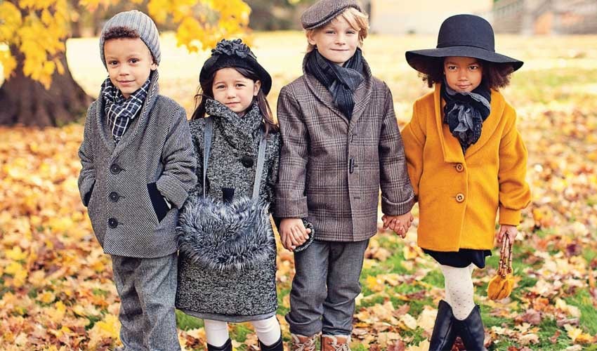 مدل‌های مختلف لباس‌های پاییزی مد روز برای بچه‌ها